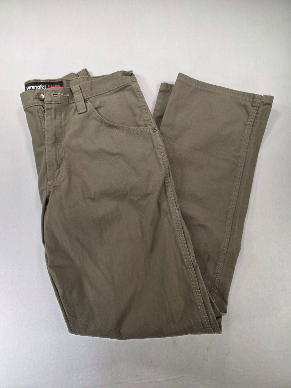 Wrangler Riggs Workwear Utility Work Pants Olive 32x34 NWOT